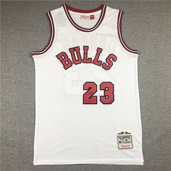 Chicago Bulls JORDAN #23 White Classics Basketball Jersey 03 (Stitched)