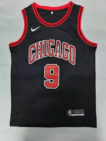 Chicago Bulls BULLS #9 Black Basketball Jersey (Stitched)
