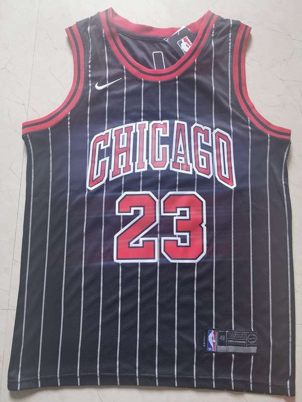 Chicago Bulls JORDAN #23 Black Classics Basketball Jersey (Stitched)