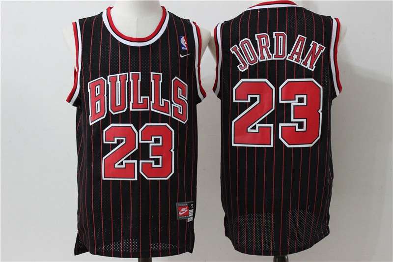 Chicago Bulls JORDAN #23 Black Classics Basketball Jersey (Stitched) 03