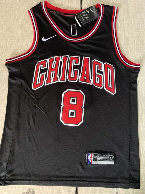 Chicago Bulls LAVINE #8 Black Classics Basketball Jersey (Stitched)