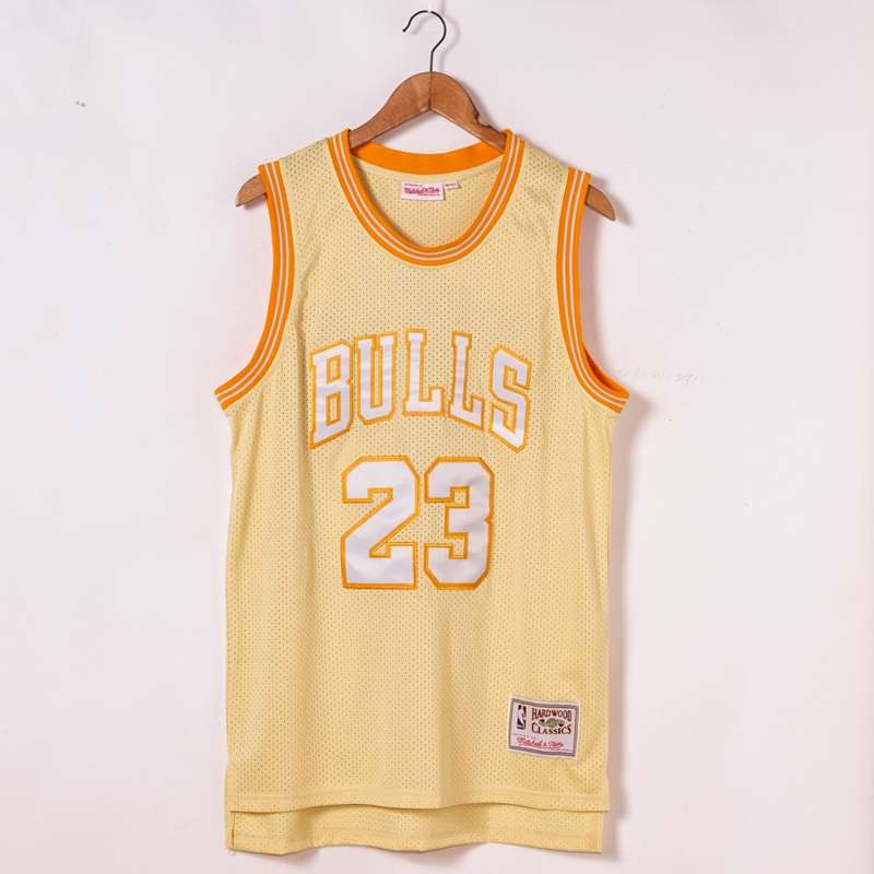 Chicago Bulls JORDAN #23 Gold Classics Basketball Jersey (Stitched)