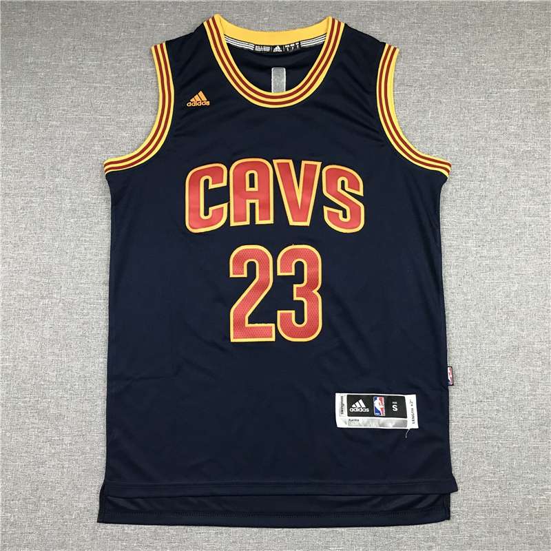 Cleveland Cavaliers JAMES #23 Dark Blue Classics Basketball Jersey (Stitched)