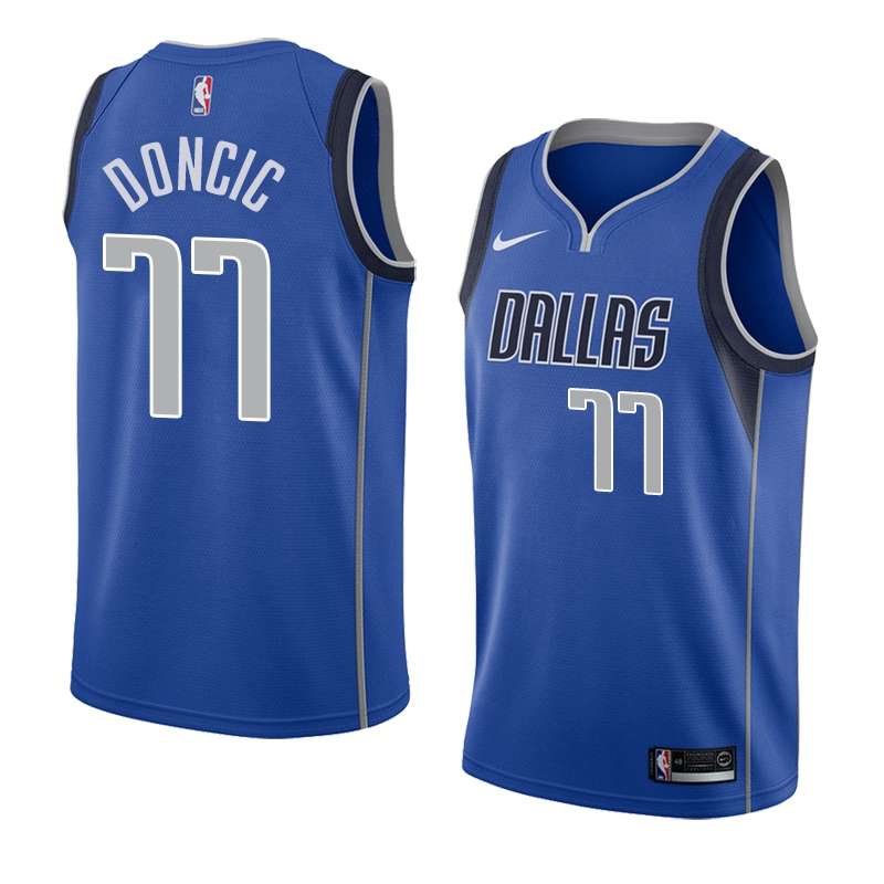 Dallas Mavericks 20/21 DONCIC #77 Blue Basketball Jersey (Stitched)