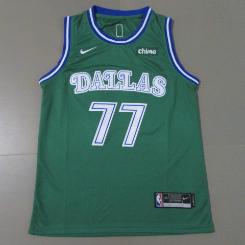 Dallas Mavericks 20/21 DONCIC #77 Green Basketball Jersey (Stitched)