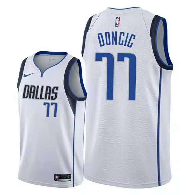Dallas Mavericks 20/21 DONCIC #77 White Basketball Jersey (Stitched)