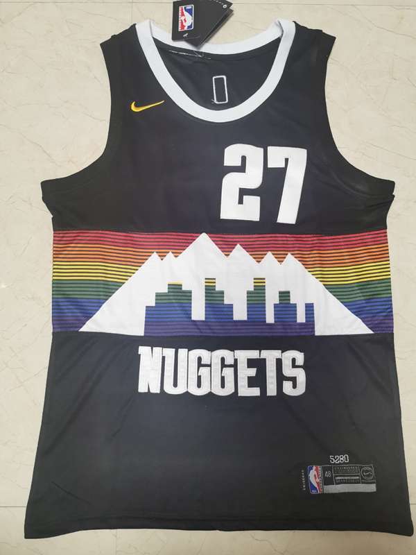 Denver Nuggets 2020 MURRAY #27 Black City Basketball Jersey (Stitched)