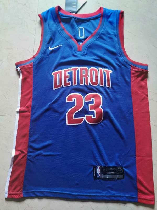 Detroit Pistons 20/21 GRIFFIN #23 Blue Basketball Jersey (Stitched)
