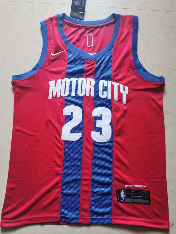 Detroit Pistons 2020 GRIFFIN #23 Red City Basketball Jersey (Stitched)