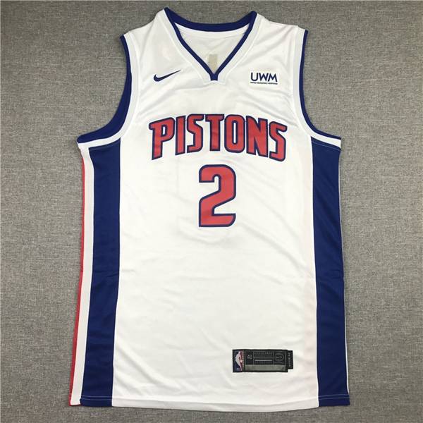 Detroit Pistons 20/21 CUNNINGHAM #2 White Basketball Jersey (Stitched)