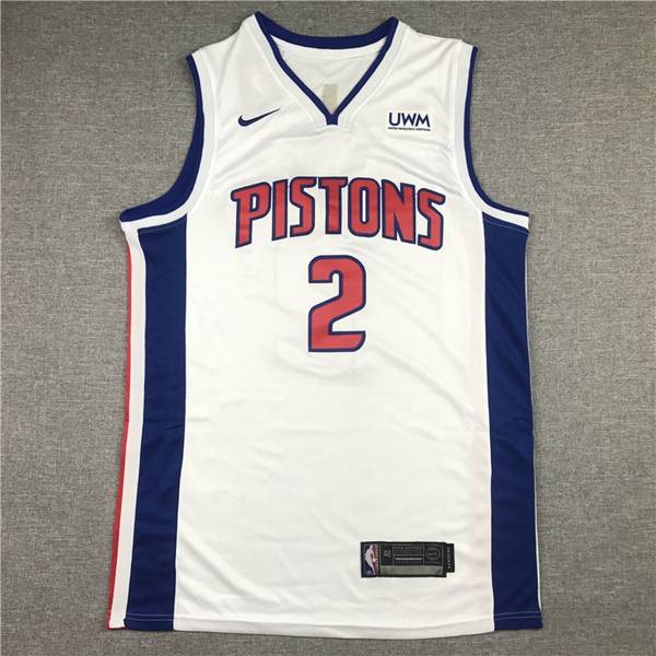 Detroit Pistons 20/21 CUNNINGHAM #2 White Basketball Jersey (Stitched)