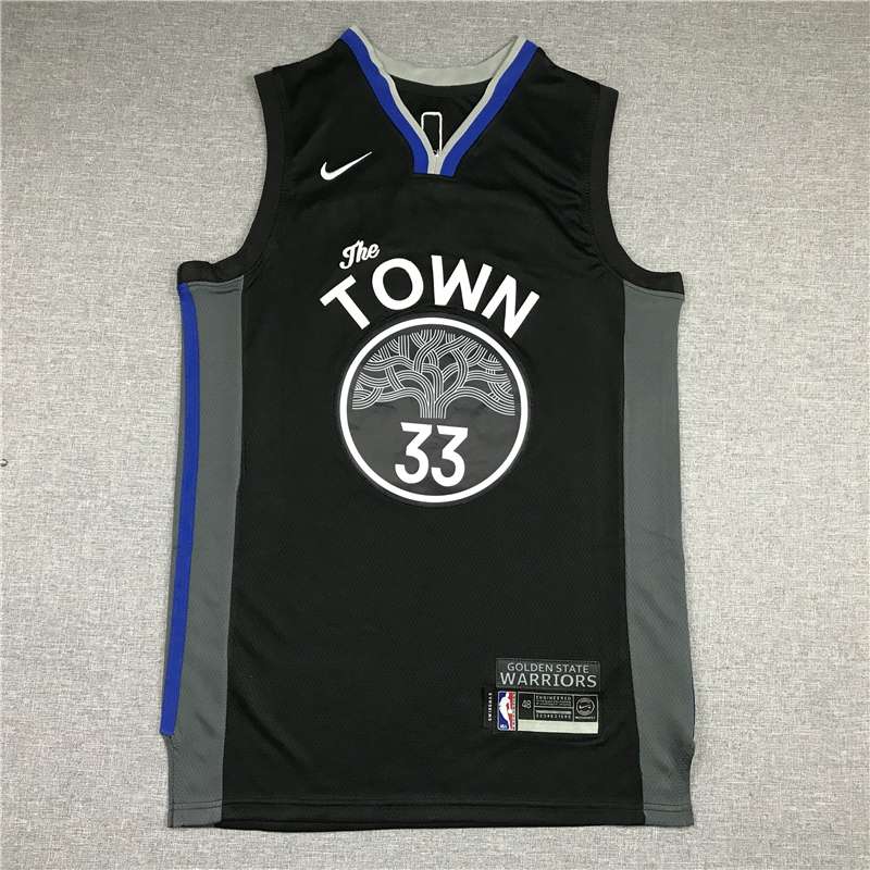 Golden State Warriors 2020 WISEMAN #33 Black Basketball Jersey (Stitched)