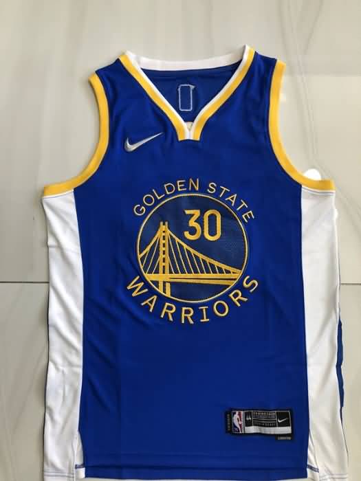 Golden State Warriors 21/22 CURRY #30 Blue Basketball Jersey (Closely Stitched)