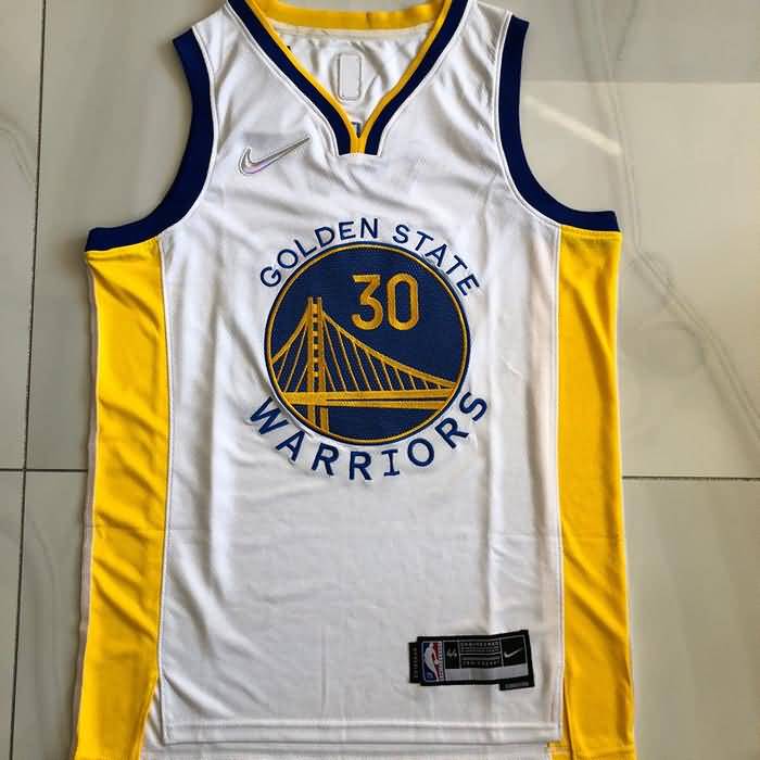 Golden State Warriors 21/22 CURRY #30 White Basketball Jersey (Closely Stitched)