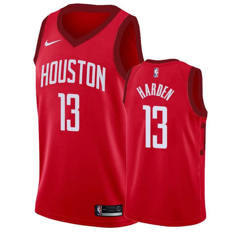 Houston Rockets HARDEN #13 Red Basketball Jersey (Stitched)