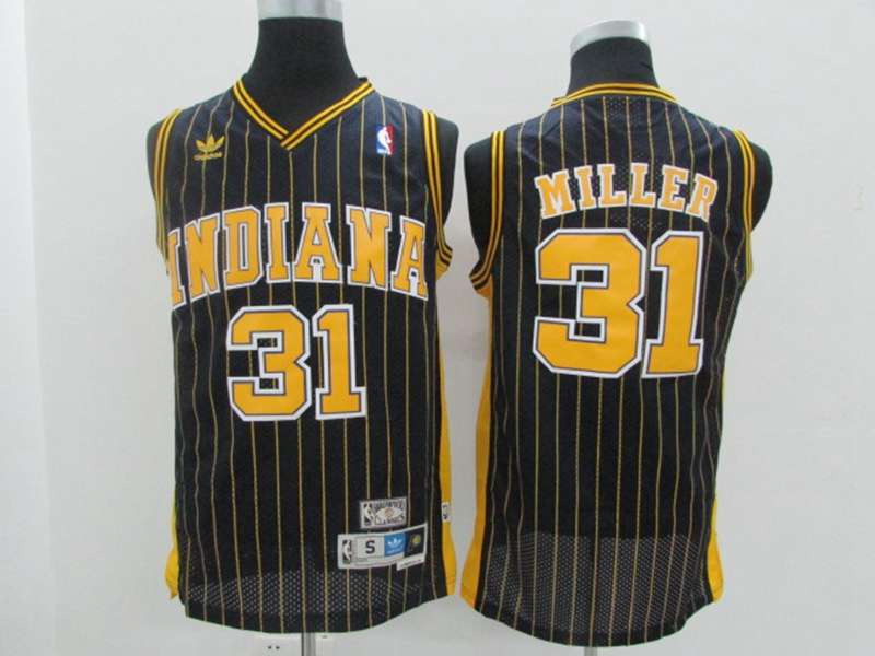 Indiana Pacers MILLER #31 Dark Blue Classics Basketball Jersey (Stitched)