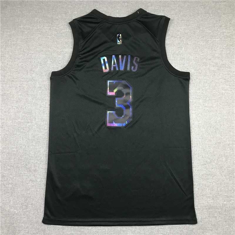 Los Angeles Lakers 20/21 DAVIS #3 Black Basketball Jersey (Stitched) 02