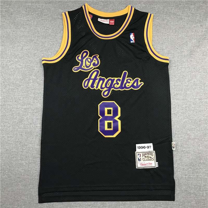 Los Angeles Lakers 96/97 BRYANT #8 Black Classics Basketball Jersey (Stitched)