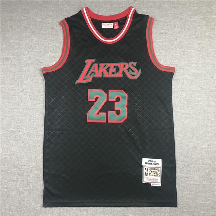 Los Angeles Lakers 2018/19 JAMES #23 Black Classics Basketball Jersey (Stitched)
