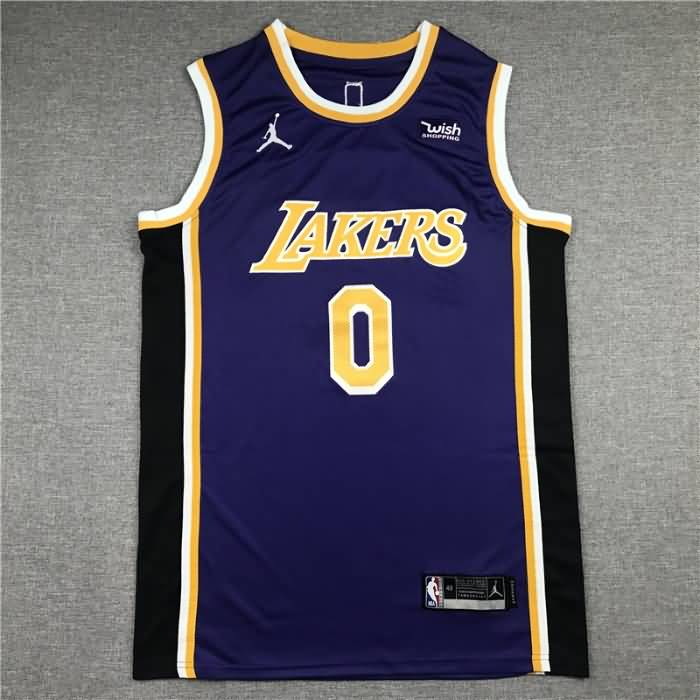 Los Angeles Lakers 20/21 WESTBROOK #0 Purple Basketball Jersey (Stitched)
