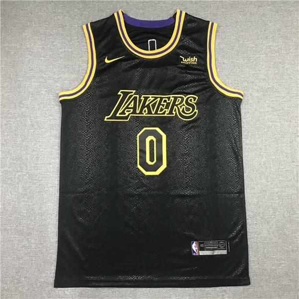 Los Angeles Lakers 2020 WESTBROOK #0 Black City Basketball Jersey (Stitched)