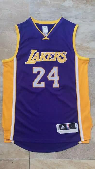 Los Angeles Lakers BRYANT #24 Purple Classics Basketball Jersey (Closely Stitched)