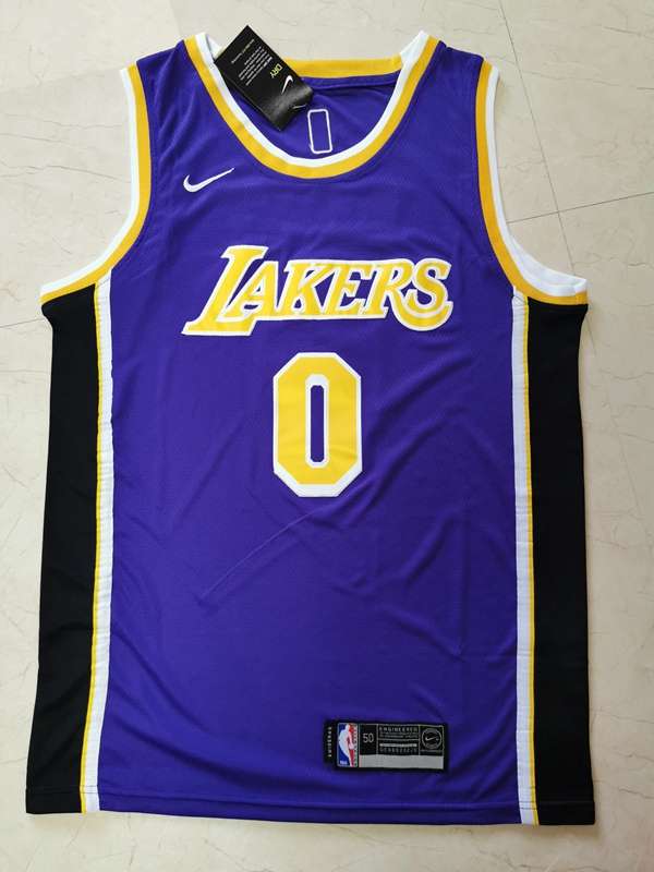Los Angeles Lakers KUZMA #0 Purples Classics Basketball Jersey (Stitched)