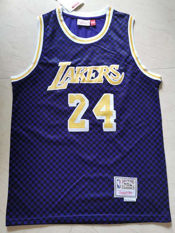 Los Angeles Lakers BRYANT #24 Purples Classics Basketball Jersey (Stitched)