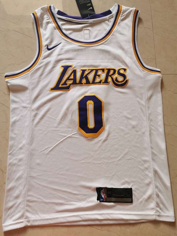 Los Angeles Lakers KUZMA #0 White Classics Basketball Jersey (Stitched)