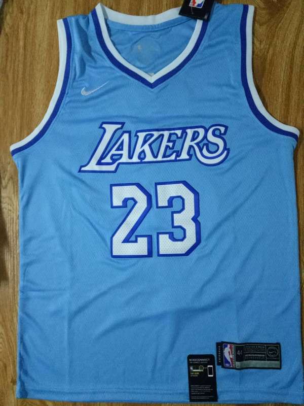 Los Angeles Lakers JAMES #23 Blue Basketball Jersey (Stitched)