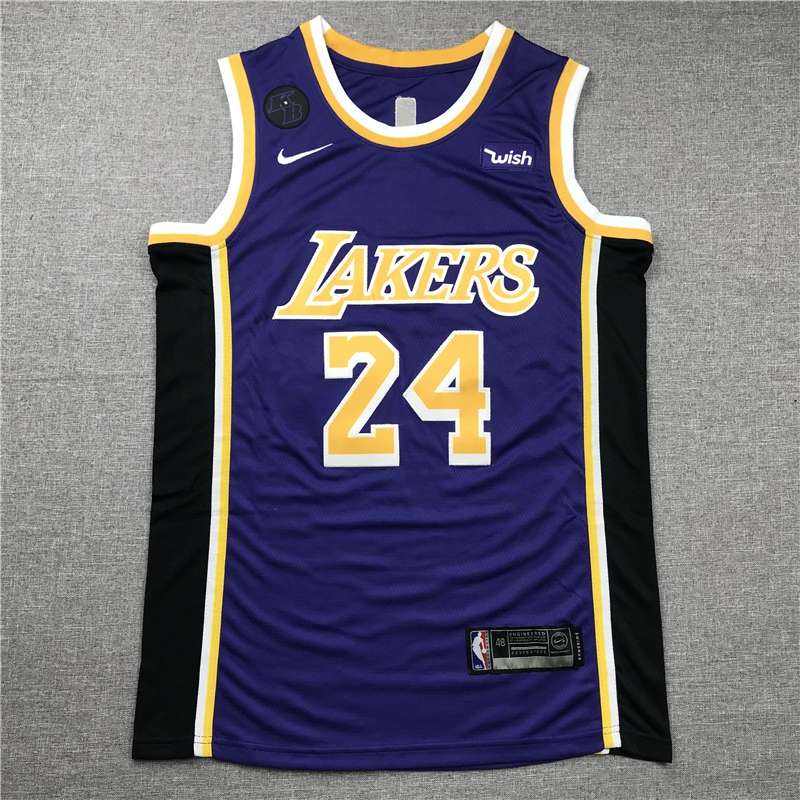 Los Angeles Lakers BRYANT #24 Purples Basketball Jersey (Stitched) 03