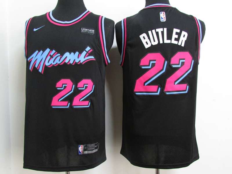 Miami Heat 2020 BUTLER #22 Black City Basketball Jersey (Stitched)