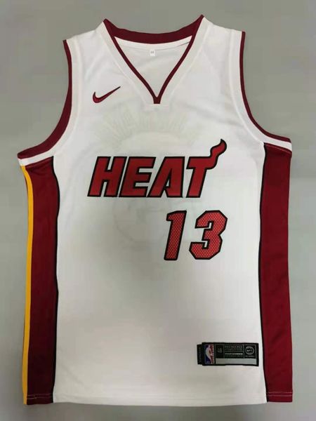 Miami Heat ADEBAYO #13 White Basketball Jersey (Stitched)