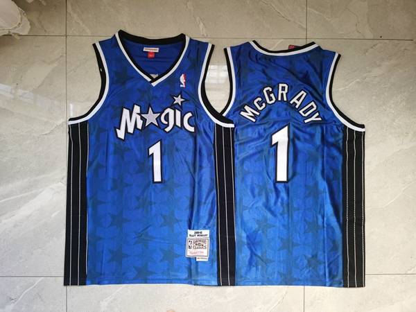 Orlando Magic 2000/01 MCGRADY #1 Blue Classics Basketball Jersey (Stitched)