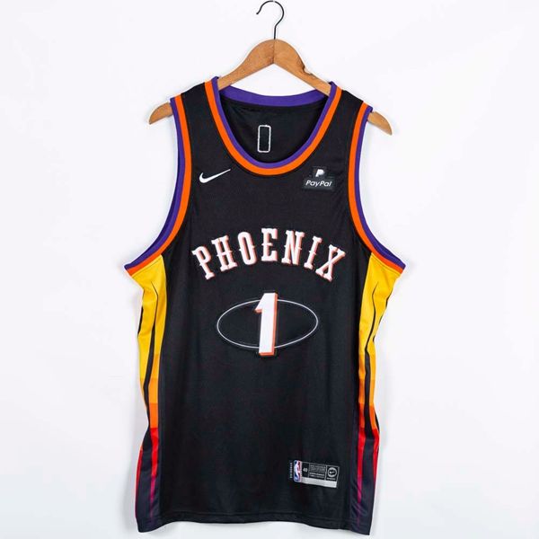 Phoenix Suns 21/22 BOOKER #1 Black Basketball Jersey (Stitched)