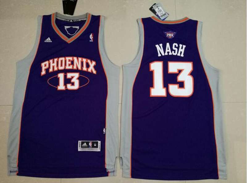 Phoenix Suns NASH #13 Purples Classics Basketball Jersey (Stitched)