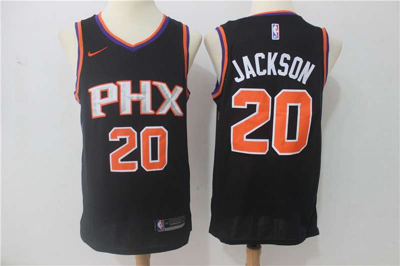 Phoenix Suns JACKSON #20 Black Basketball Jersey (Stitched)