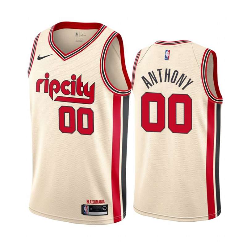 Portland Trail Blazers 2020 ANTHONY #00 White City Basketball Jersey (Stitched)