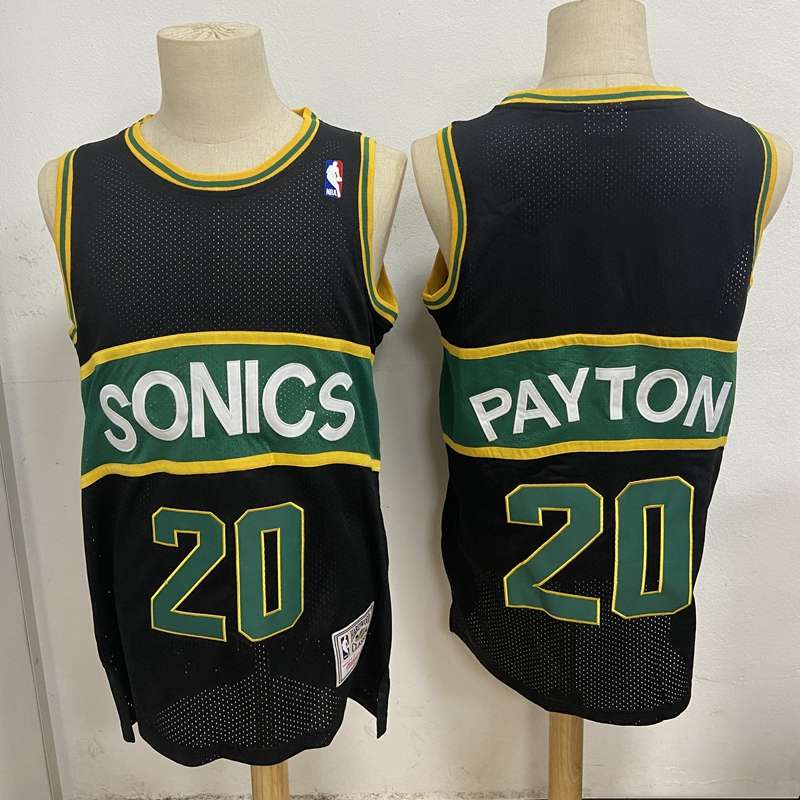Seattle Sounders PAYTON #20 Black Classics Basketball Jersey (Stitched)