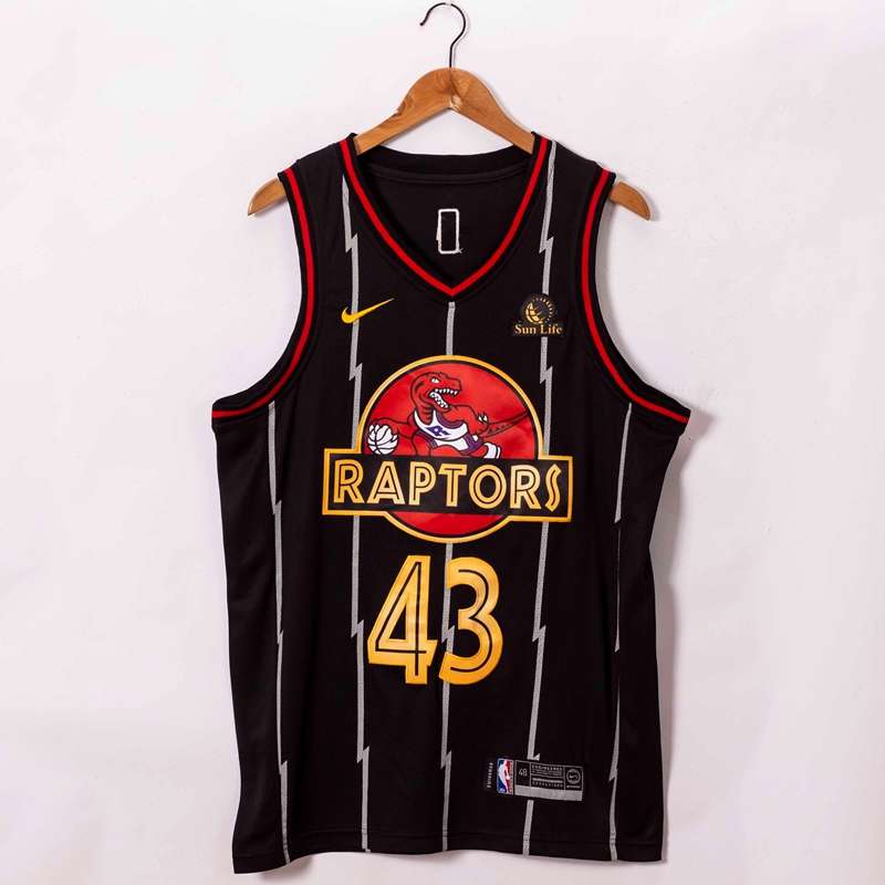 Toronto Raptors 20/21 SIAKAM #43 Black Basketball Jersey (Stitched)