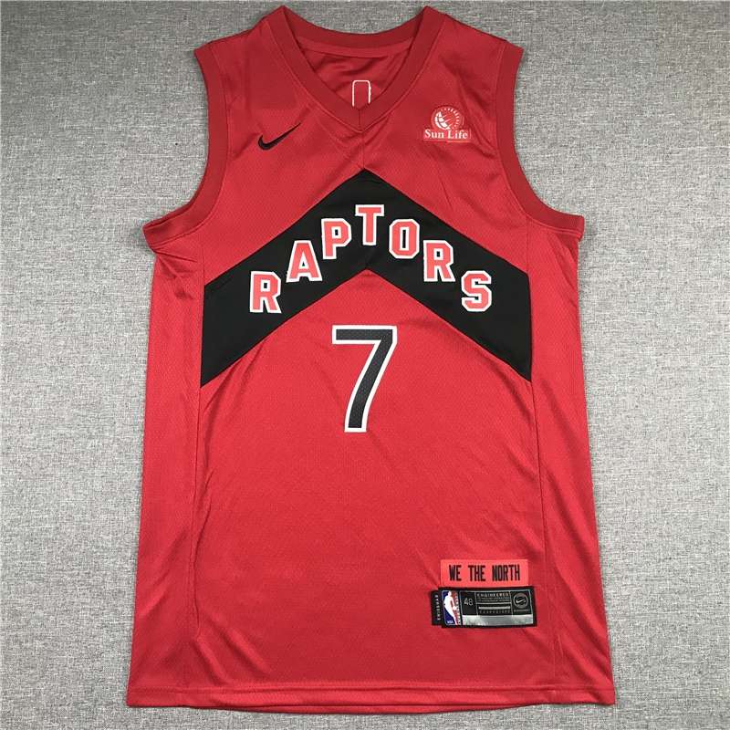Toronto Raptors 20/21 LOWRY #7 Red Basketball Jersey (Stitched)