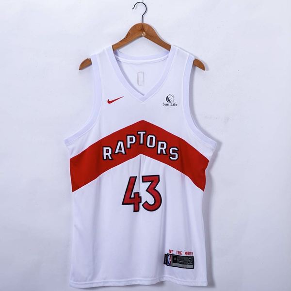 Toronto Raptors 20/21 SIAKAM #43 White Basketball Jersey (Stitched)