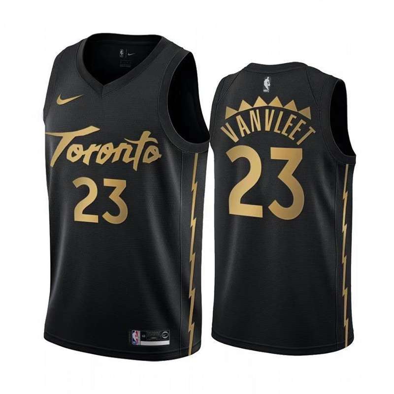 Toronto Raptors 2020 VANVLEET #23 Black City Basketball Jersey (Stitched)