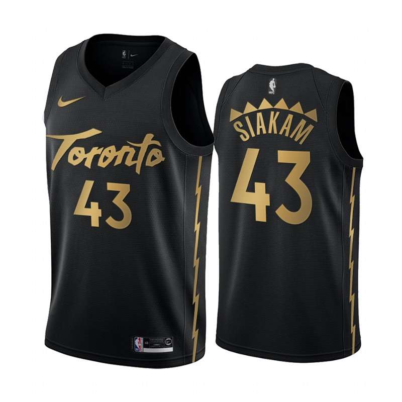 Toronto Raptors 2020 SIAKAM #43 Black City Basketball Jersey (Stitched)