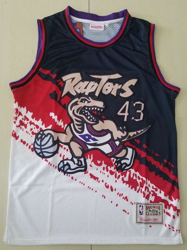 Toronto Raptors SIAKAM #43 Black White Classics Basketball Jersey (Stitched)