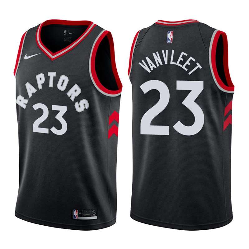 Toronto Raptors VANVLEET #23 Black Basketball Jersey (Stitched)