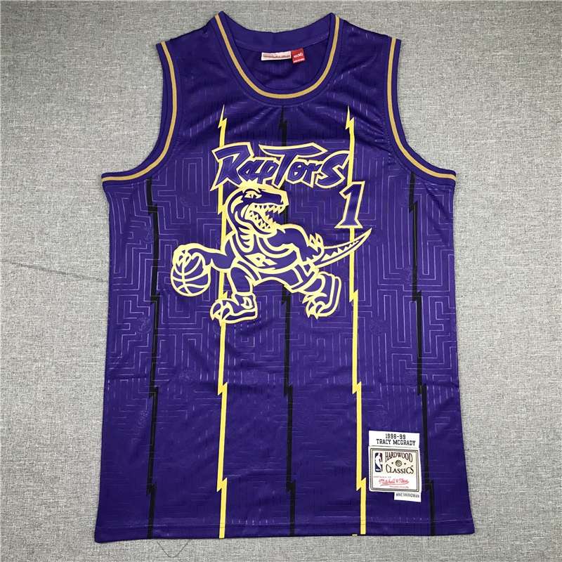 Toronto Raptors MCGRADY #1 Purples Limited Basketball Jersey (Stitched)