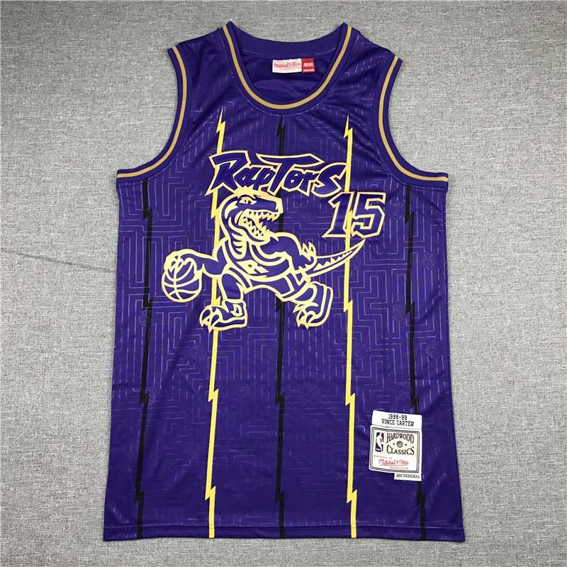 Toronto Raptors CARTER #15 Purples Limited Basketball Jersey (Stitched)
