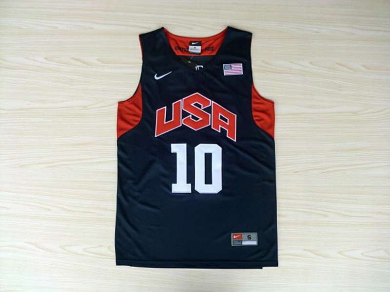 USA 2012 BRYANT #10 Dark Blue Classics Basketball Jersey (Stitched)