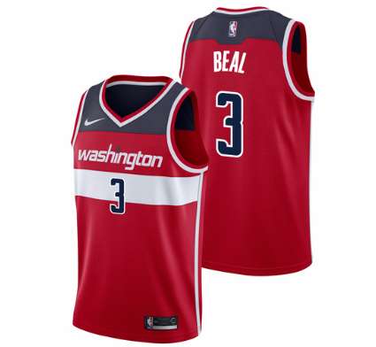 Washington Wizards 20/21 BEAL #3 Red Basketball Jersey (Stitched)